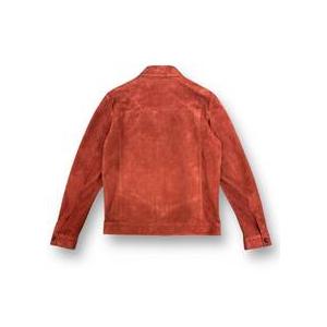 ISAIA イザイア 24SS  SHORT PORTOFINO LAMB SUEDE BLOUSON  ショートラムスエードブルゾン レッド 46 82604Aの画像