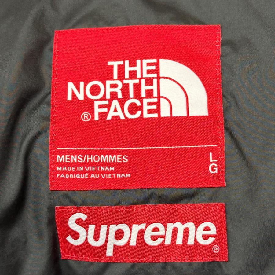 Supreme THE NORTH FACE シュプリーム ザノースフェイス Nuptse Jacket  ダウンジャケット ペーパーヌプシ ND91806I White Paper Print L 82779Aの画像