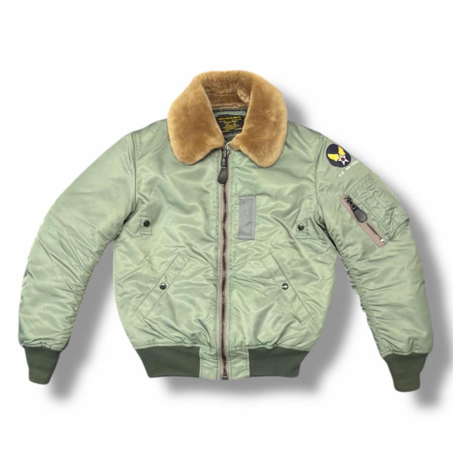 参考上代47080円 HOUSTON 米軍 B-15D フライトジャケット ミリタリー