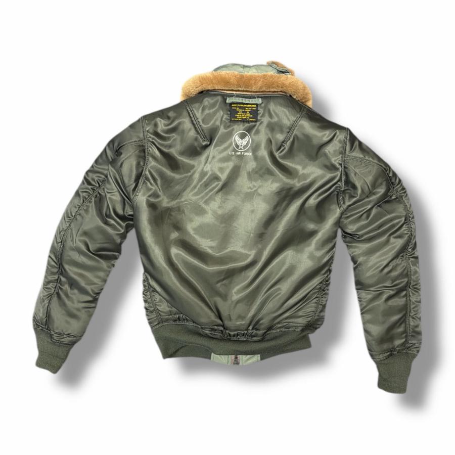 参考上代47080円 HOUSTON 米軍 B-15D フライトジャケット ミリタリー