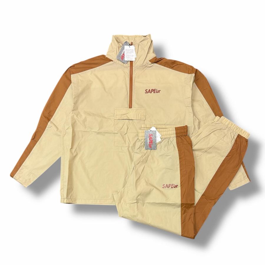 未使用 SAPEur サプール ナイロンセットアップ ハーフジップジャケット