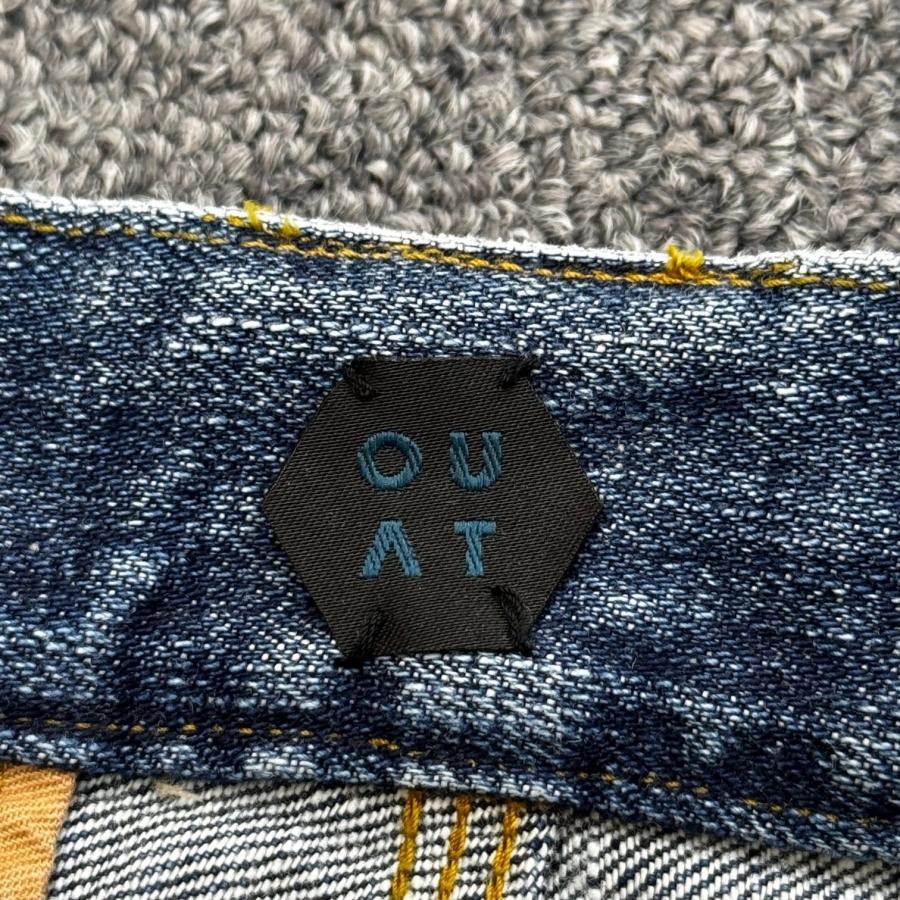 参考上代66000円 未使用 OUAT 25SS cargo denim jeans カーゴデニムパンツ ジーンズ オーユーエーティー O009016PT インディゴ 3 （83975A5）_3