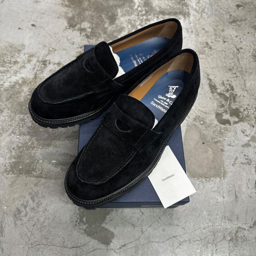 ★ほぼ未使用　REGAL スエード 黒 ローファー★ REGAL（リーガル） 参考上代55000円 未使用 × SandWaterr スエード