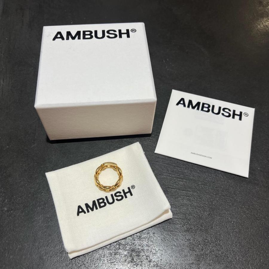 AMBUSH（アンブッシュ） PAVE ARMOR A LINK RING リング・指輪 