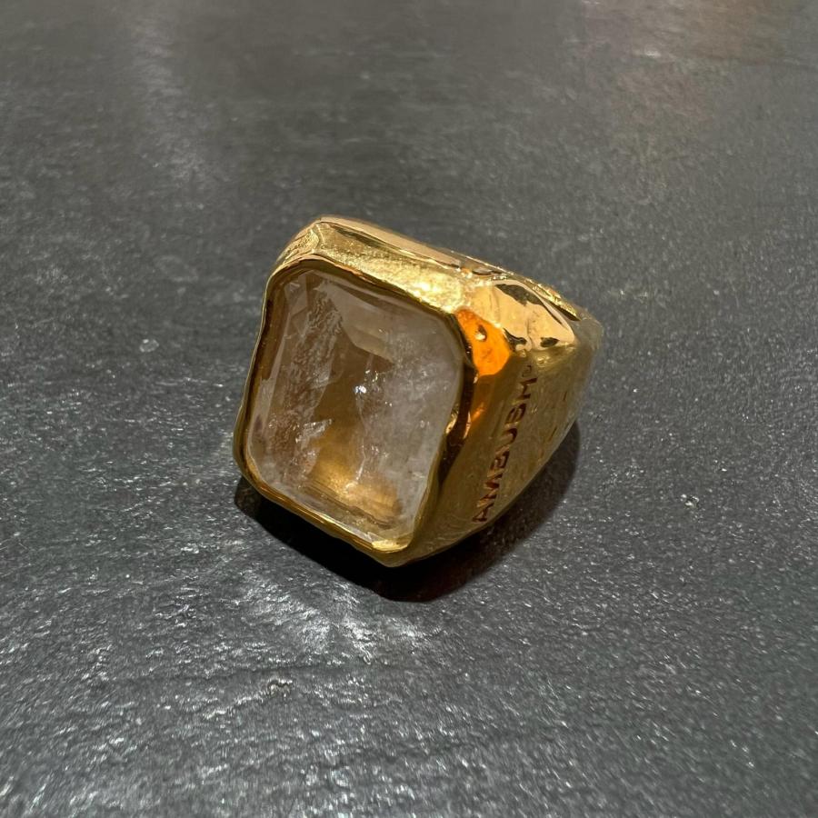 AMBUSH（アンブッシュ） SQUARE CUT STONE RING スクエアストーン
