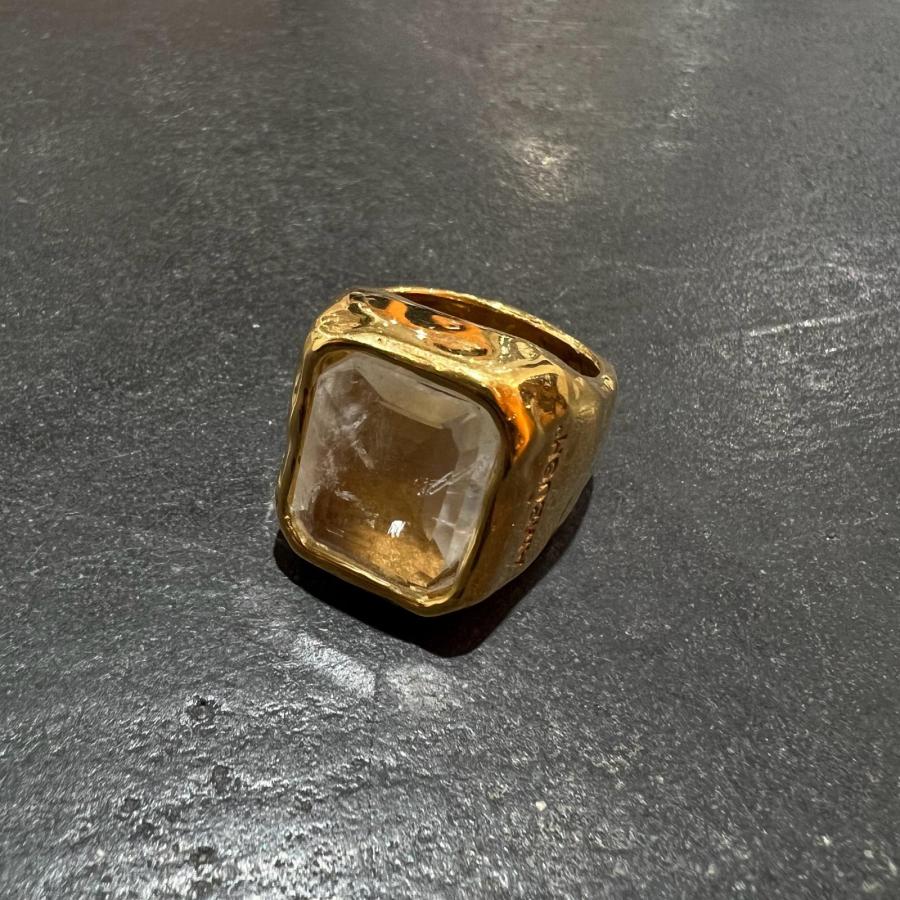 AMBUSH（アンブッシュ） 未使用品 SQUARE CUT STONE RING スクエア 