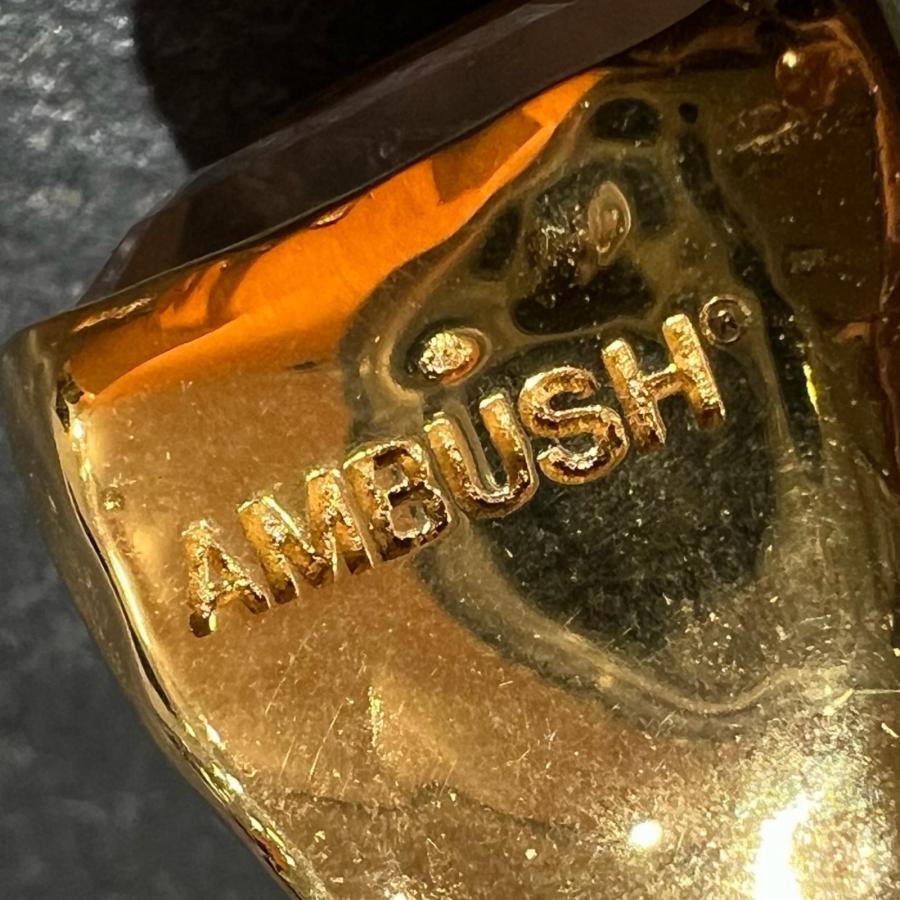 AMBUSH（アンブッシュ） 未使用品 SQUARE CUT STONE RING スクエア 