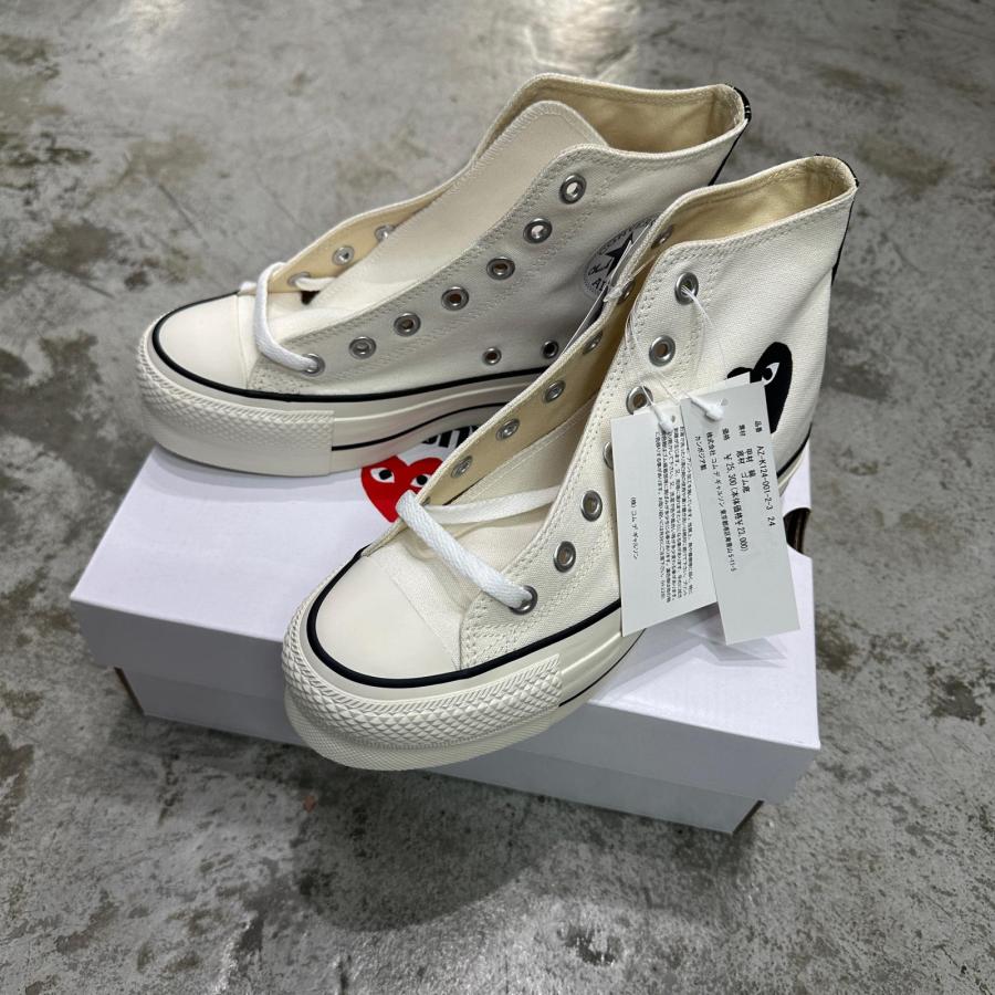 未使用品 PLAY COMME des GARCONS × CONVERSE プレイコムデギャルソン