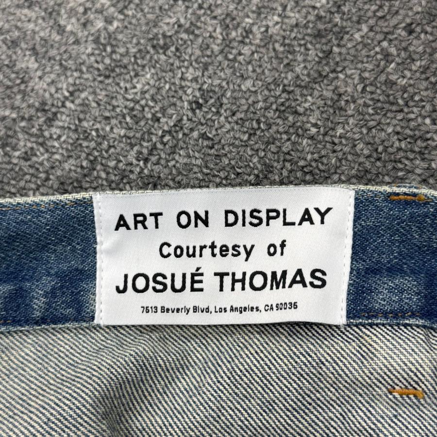 参考上代176000円 未使用 GALLERY DEPT. 25SS ZIP DENIM ジップデニム パンツ バギー ジーンズ  ギャラリーデプト ZWL-40019 インディゴ 34 （86758A）の画像