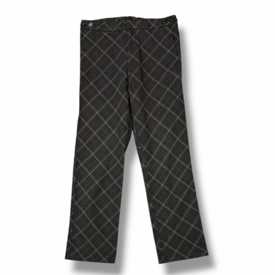 COMME des GARCONS HOMME PLUS チェックスラックス トラウザー