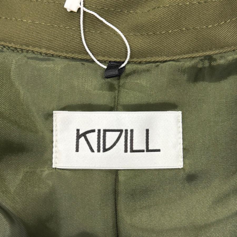 参考上代161700円 未使用 KIDILL タータンチェックトレンチコート