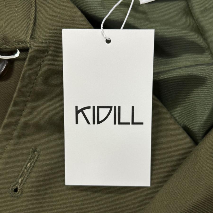 参考上代161700円 未使用 KIDILL タータンチェックトレンチコート