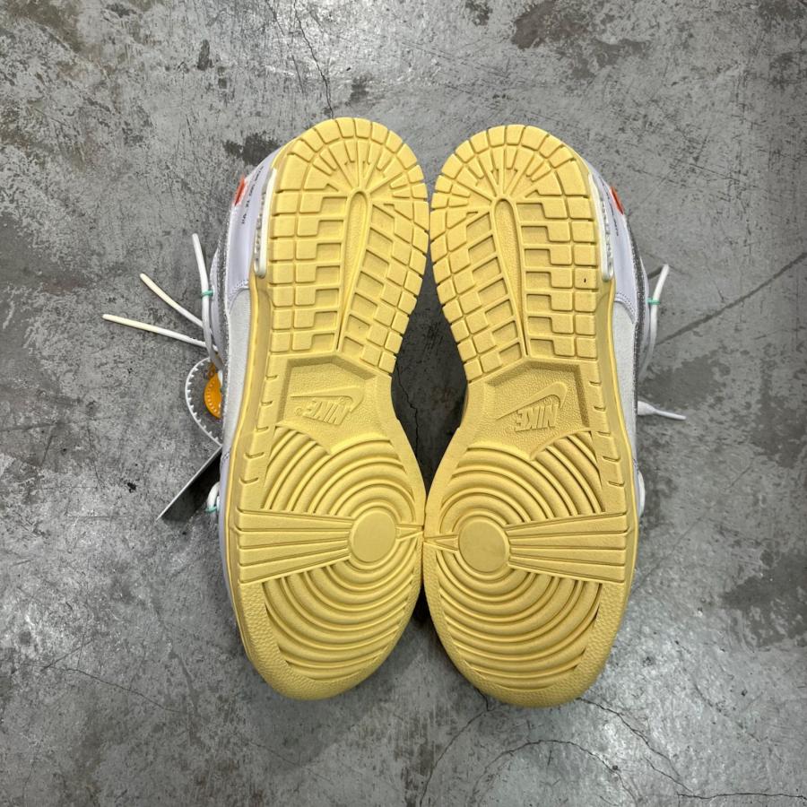 NIKE  × OFF-WHITE DUNK LOW 1 OF 50 ダンクロー スニーカー ナイキ  × オフホワイト DM1602-127 27cm （89322A）の画像