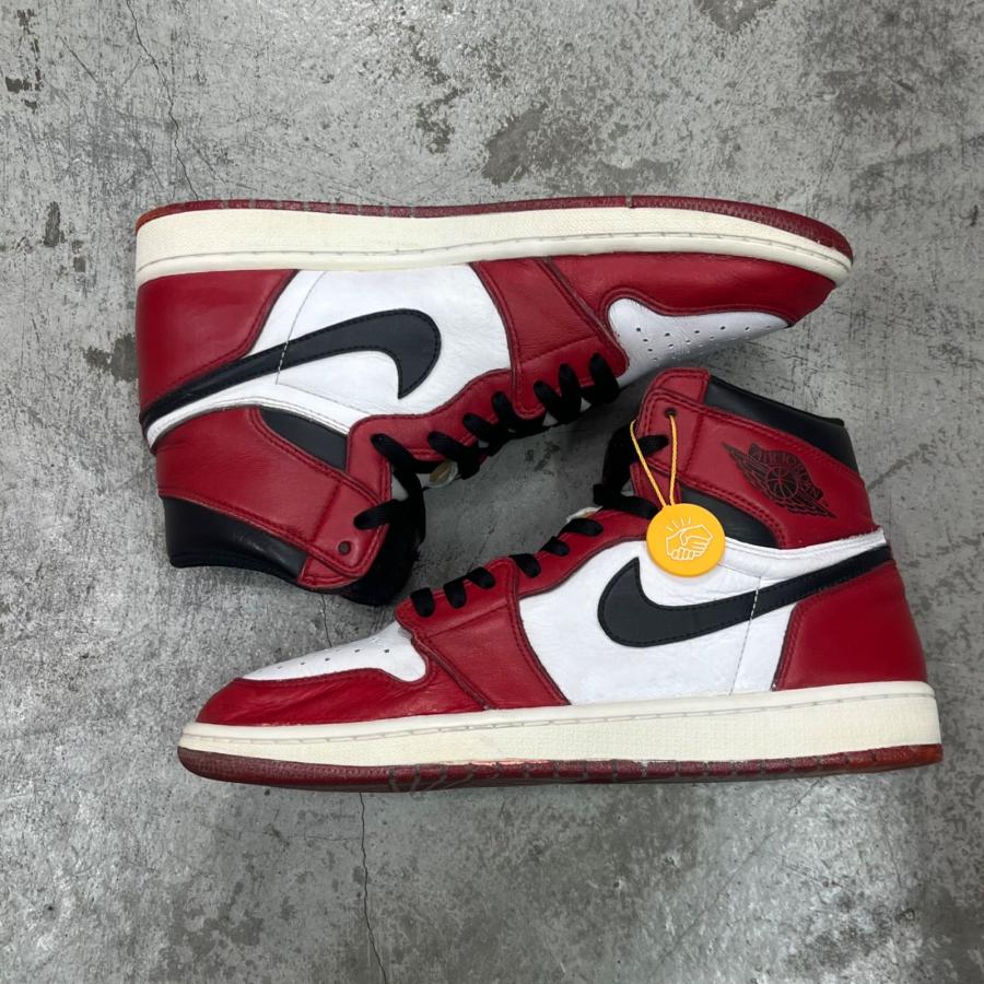 NIKE Air Jordan 1 Retro High Chicago 2015年製 エアジョーダン1 レトロ ハイ ""シカゴ"" ナイキ 555088-101 28cm （89324A）の画像
