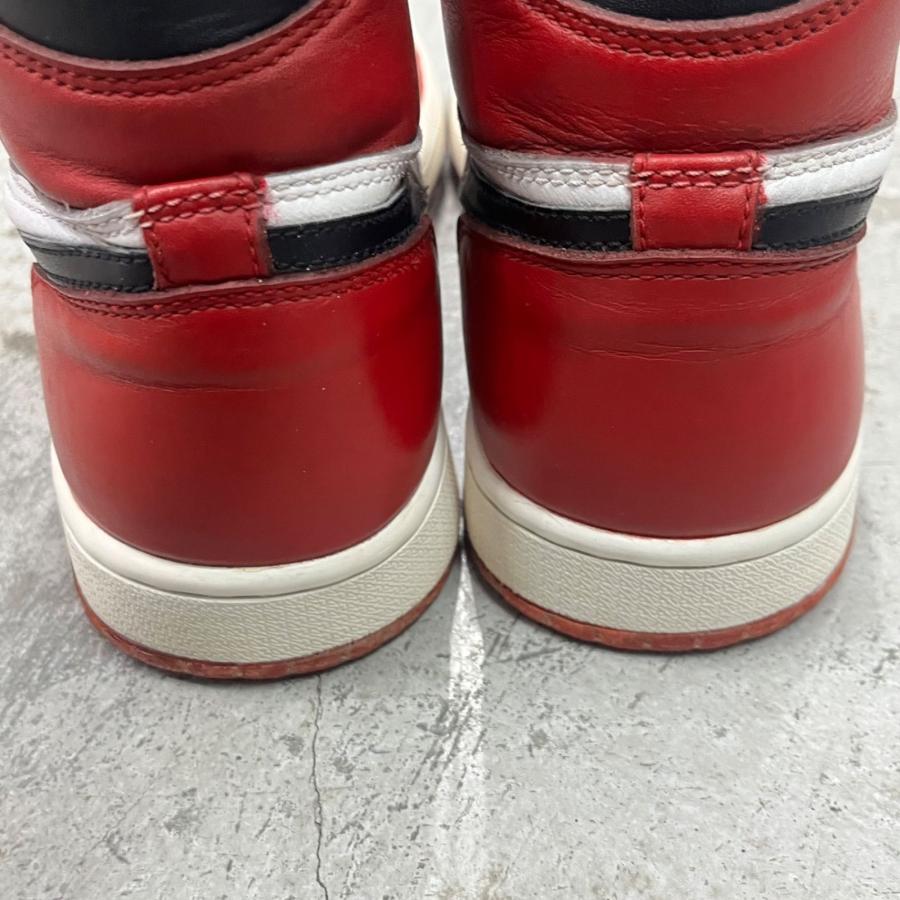 NIKE Air Jordan 1 Retro High Chicago 2015年製 エアジョーダン1 レトロ ハイ ""シカゴ"" ナイキ 555088-101 28cm （89324A）の画像