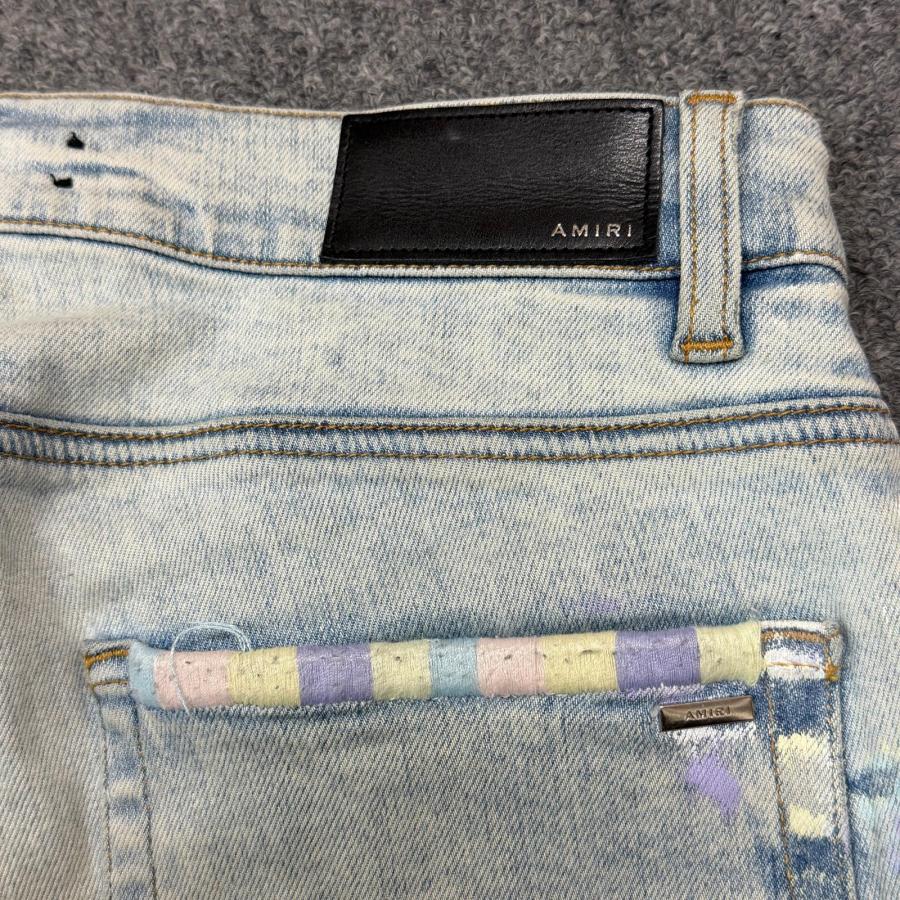 AMIRI アミリ Painted Distressed Denim Jeans ペイントダメージデニム