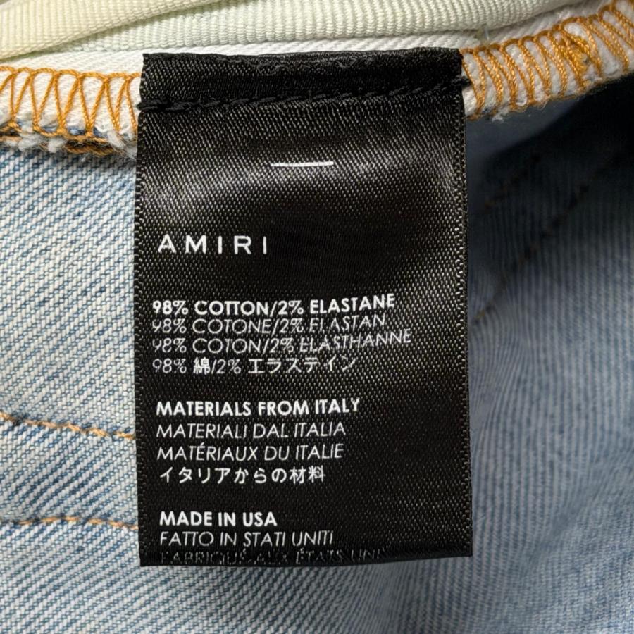 AMIRI アミリ Painted Distressed Denim Jeans ペイントダメージデニム