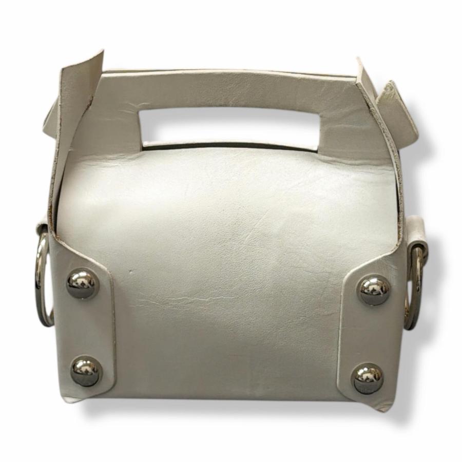 MASU 24AW LEATHER CAKE MINI バッグ MASU 24AW LEATHER CAKE MINI BAG レザーケーキミニバッグ カバン エム