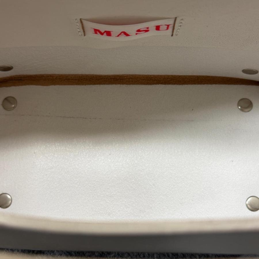 MASU 24AW LEATHER CAKE MINI BAG レザーケーキミニバッグ カバン エム