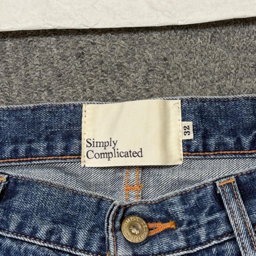 SIMPLY COMPLICATED 25SS BF SELVEDGE JEAN セルビッジジーンズ デニムパンツ シンプリーコンプリケイテッド 25SS3014 インディゴ 32 （900M）_1
