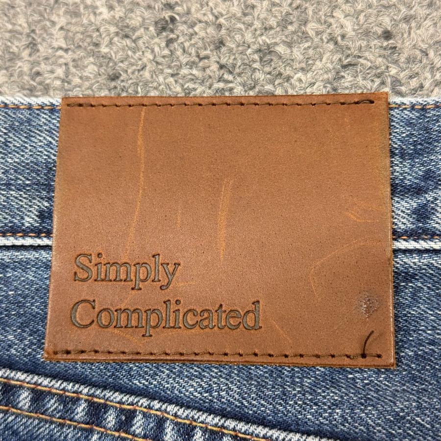 SIMPLY COMPLICATED 25SS BF SELVEDGE JEAN セルビッジジーンズ デニムパンツ シンプリーコンプリケイテッド 25SS3014 インディゴ 32 （900M）_2