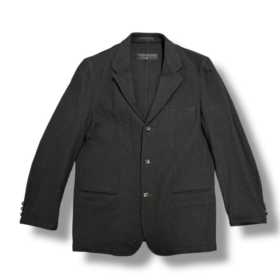 美品 コムデギャルソンオム ツイード テーラードジャケット 田中オム Lサイズ COMME des GARCONS HOMME コムデギャルソンオム ツイードセットアップ