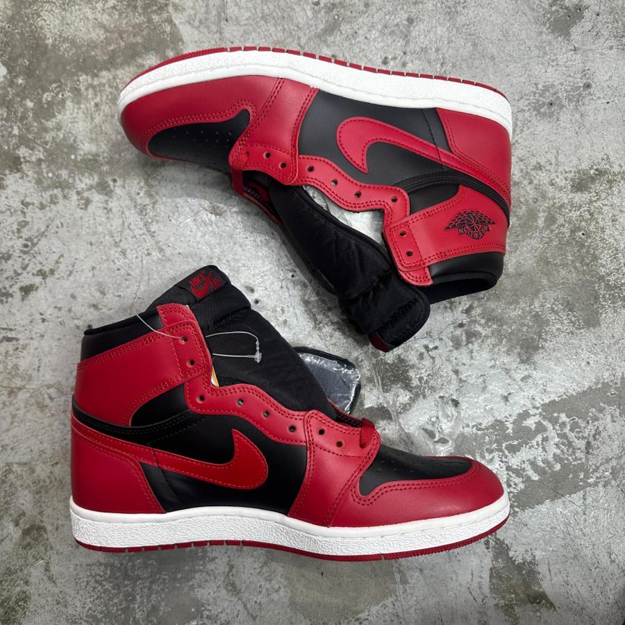 未使用品 NIKE ナイキ Air Jordan 1 High ’85 ""Varsity Red""  エアジョーダン1 ハイ バーシティレッド BQ4422-600 レッド 28cm 90187Aの画像