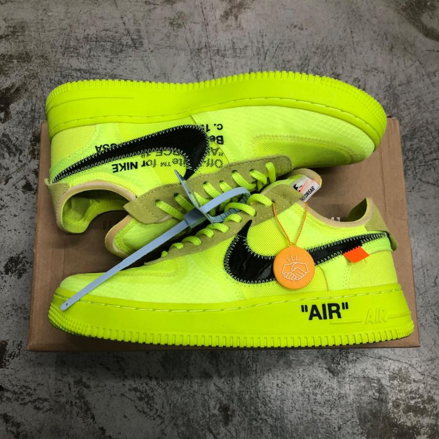 NIKE  × OFF-WHITE THE 10 : NIKE AIR FORCE 1 LOW ザ テン エアフォース1 ロー ナイキ  × オフホワイト A04606-700 25cm （90197A）の画像