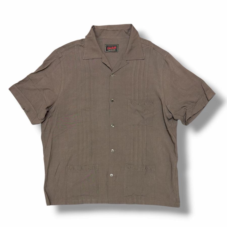 GANGSTERVILLE ギャングスタービル S/S GUAYABERA SHIRTS