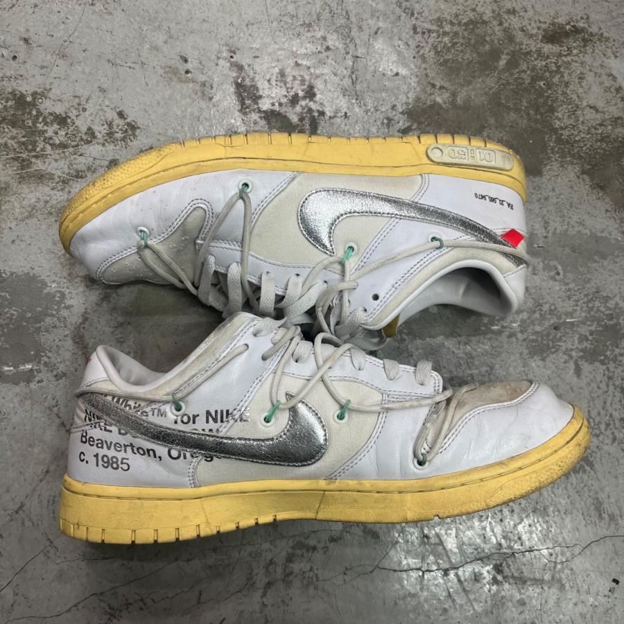 正規品 NIKE × OFFWHITE ダンクロー 18 OF 50 275mm Nike-Dunk-Low-Off-White-Lot-18