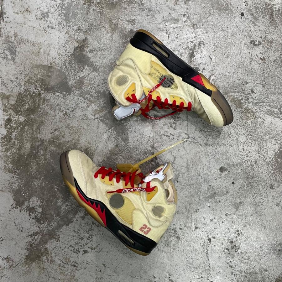 NIKE（ナイキ） × OFF-WHITE Air Jordan 5 Sail コラボ