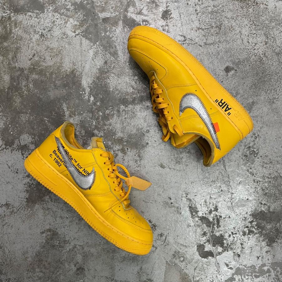 NIKE Air Force 1 Low University Gold コラボ エアフォース スニーカー ナイキ DD1876-700 28.5cm （91220A）の画像
