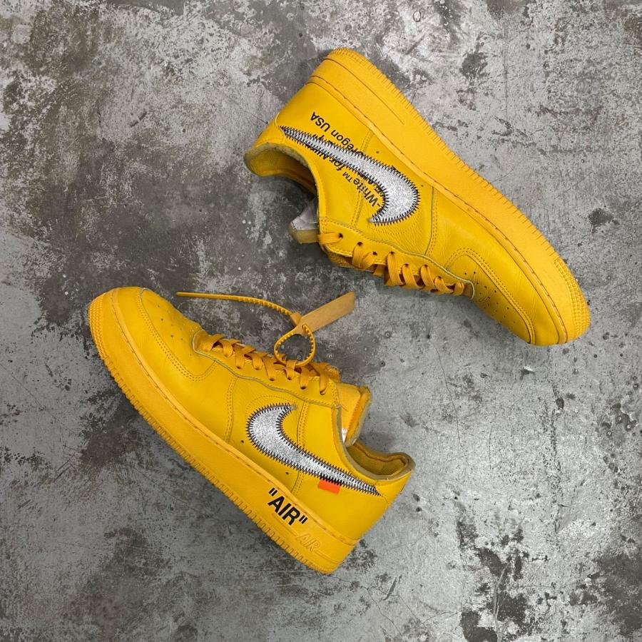 NIKE Air Force 1 Low University Gold コラボ エアフォース スニーカー ナイキ DD1876-700 28.5cm （91220A）の画像