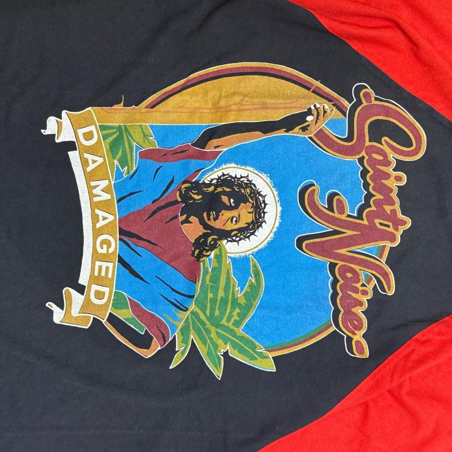 トップス セントマイケル × LASTMAN 25SS SS TEE SNT NOIS M