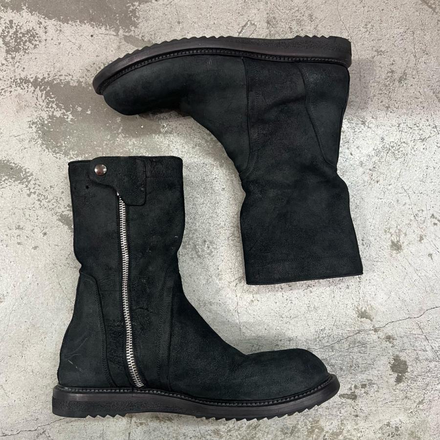 Rick Owens リックオウエンス スウェードエンジニアブーツ サイド