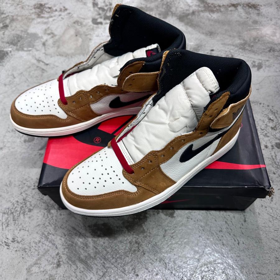 NIKE ナイキ Air Jordan 1 RETRO High Rookie of The Year ルーキーオブザイヤー ジョーダン1 ナイキ 555088-700 28cm （93085A）の画像