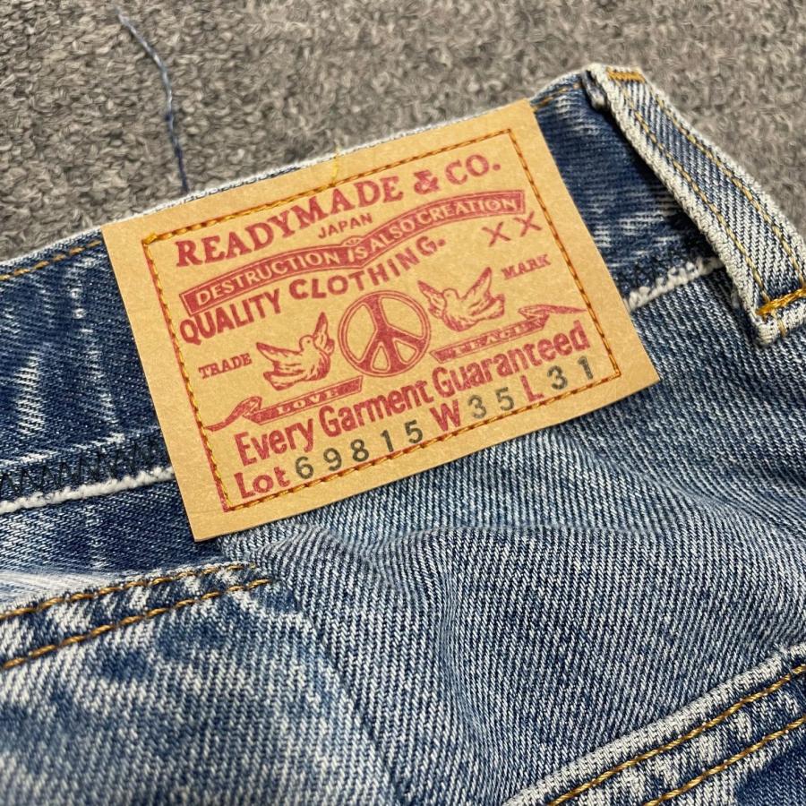 READYMADE レディメイド 23AW DENIM WIDE PANTS デニムワイドパンツ 再