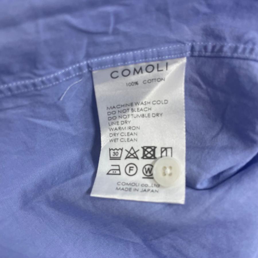 COMOLI コモリ 21SS コモリシャツ コットン レギュラーカラーシャツ