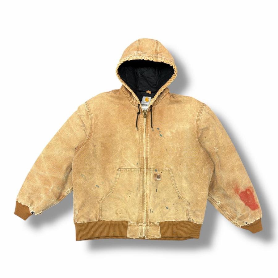 Carhartt アクティブジャケット ペイント Carhartt（カーハート） アクティブジャケット ペイント加工ジップ