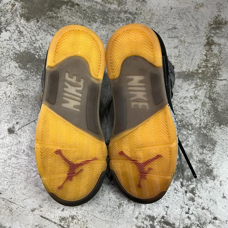 NIKE（ナイキ） × OFF-WHITE オフホワイト Air Jordan 5 BlackMuslin
