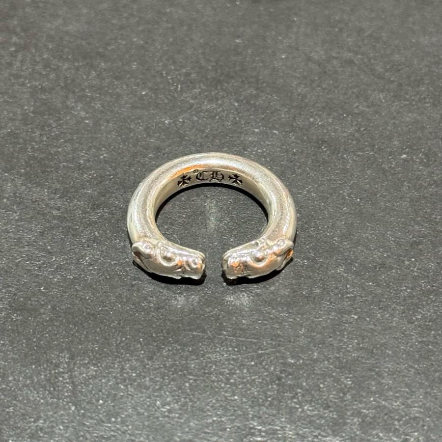 CHROME HEARTS クロムハーツ DOUBLE DOG RING ダブルドッグ シルバー