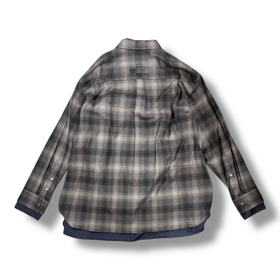 stein COTTON FLANNEL SHIRT フランネルシャツ Sサイズ 未使用品 stein(ssstein) シュタイン OVERSIZED LAYERED FLANNEL SHIRT