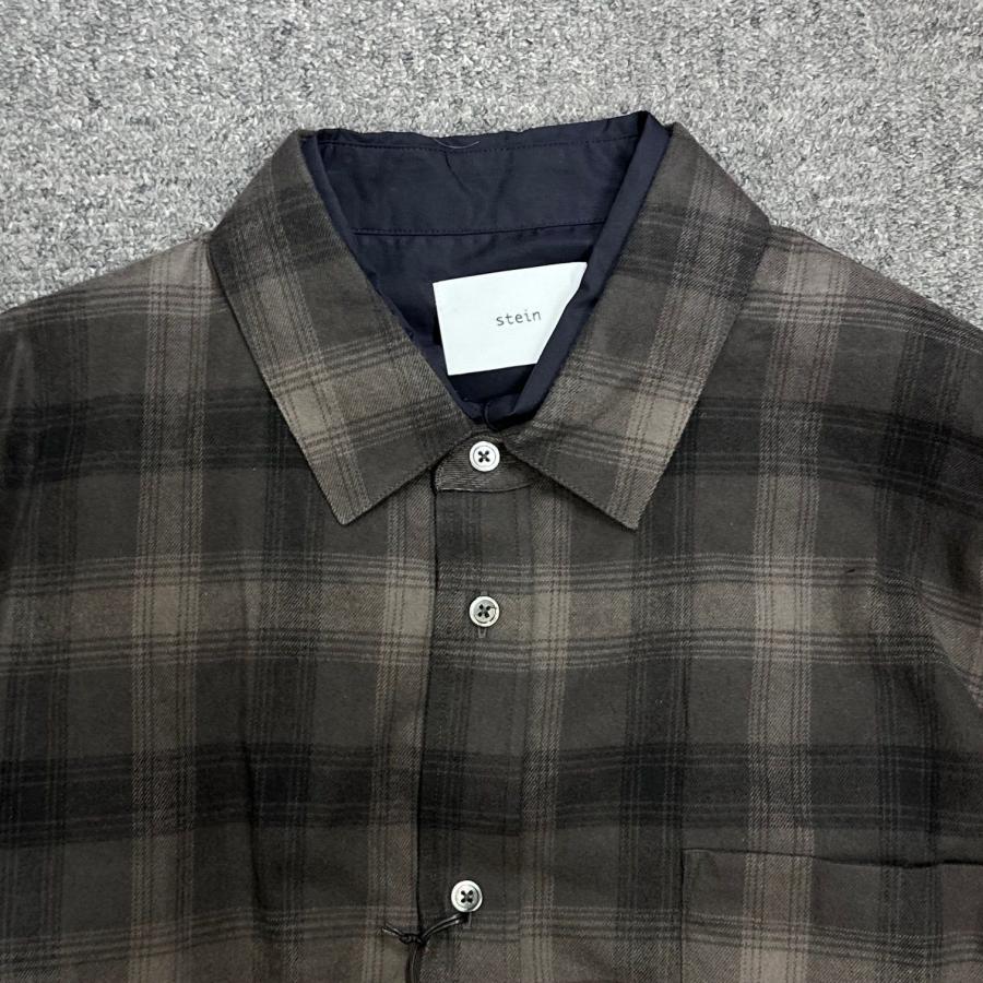 未使用品 stein(ssstein) シュタイン OVERSIZED LAYERED FLANNEL SHIRT
