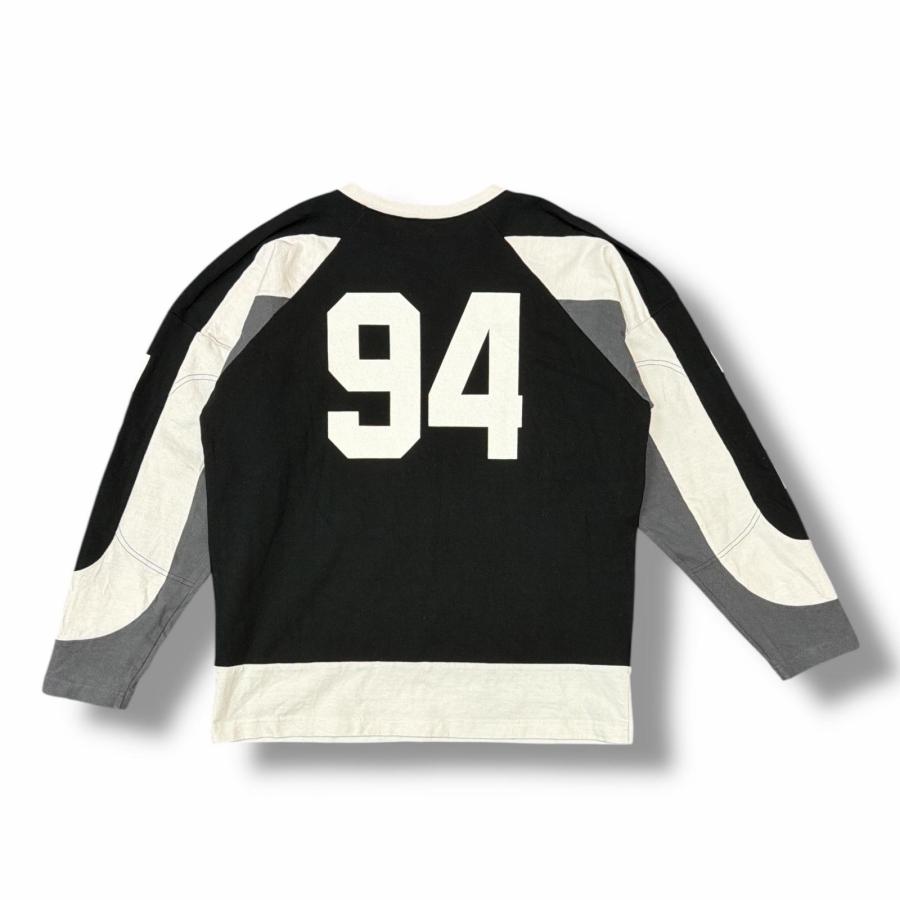 M 新品 2009 ネイバーフッド 日本製 ホッケーシャツ 8分袖Tシャツ NEIGHBORHOOD（ネイバーフッド） 25AW HOCKEY SHIRT LS ホッケーシャツ