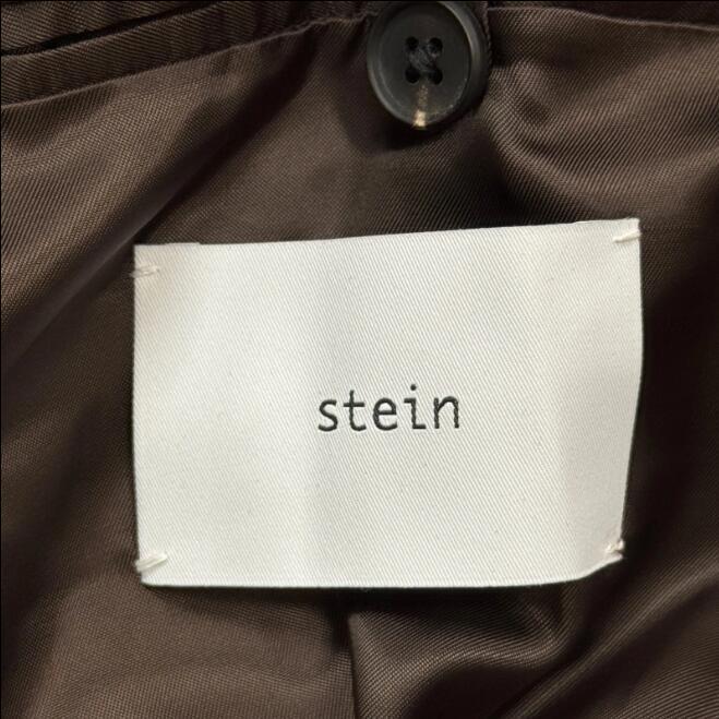 参考上代156200円 未使用 stein CONTRAST SINGLE BREASTED WIDE LAPELS