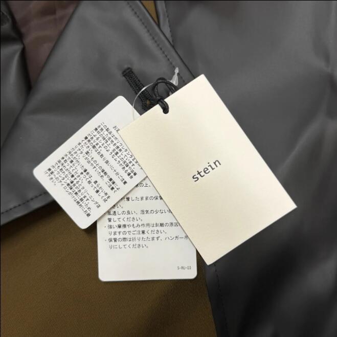 参考上代156200円 未使用 stein CONTRAST SINGLE BREASTED WIDE LAPELS