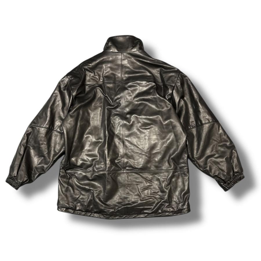 参考上代162800円 未使用 stein(ssstein) 24SS Padded Leather Cold Weather Jacket 革ジャン シュタイン ST.768 ブラック M （94860A）の画像