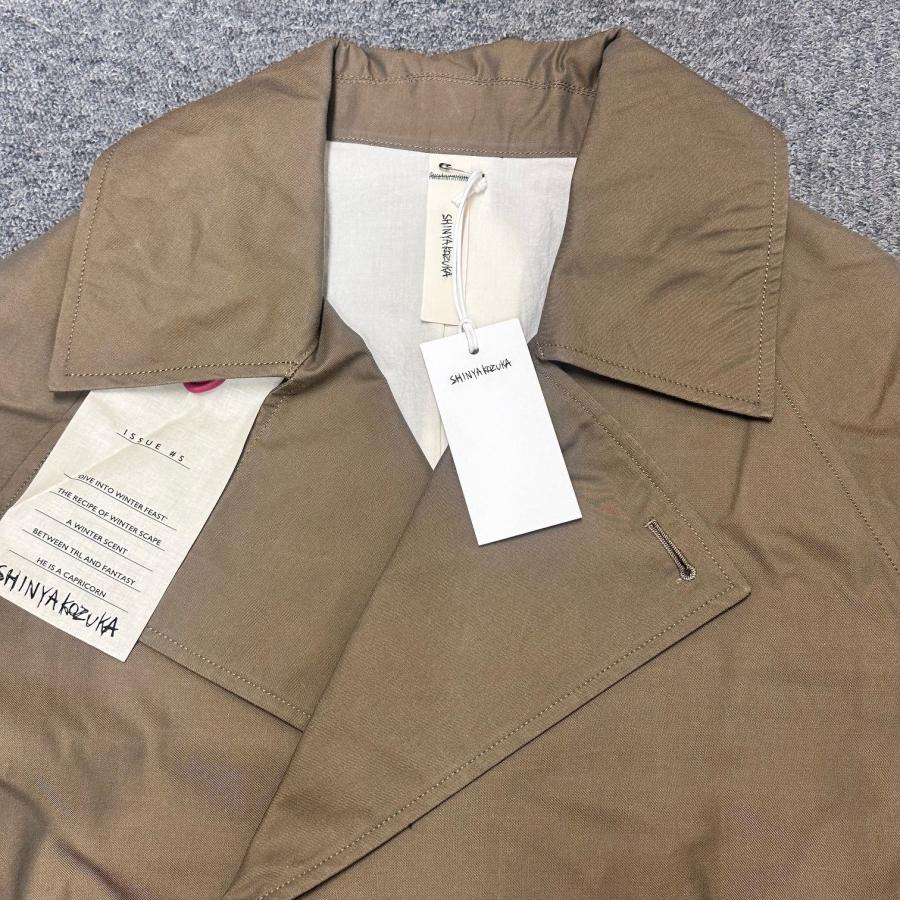 参考上代108900円 未使用 SHINYAKOZUKA 24AW TRENCH ISSUE♯5 トレンチ