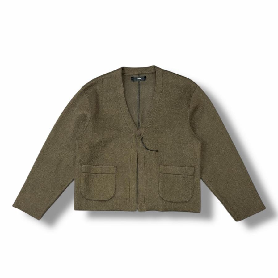 MINUS マイナス 25AW カットオフ1Bカーディガン ニードルシャギー 