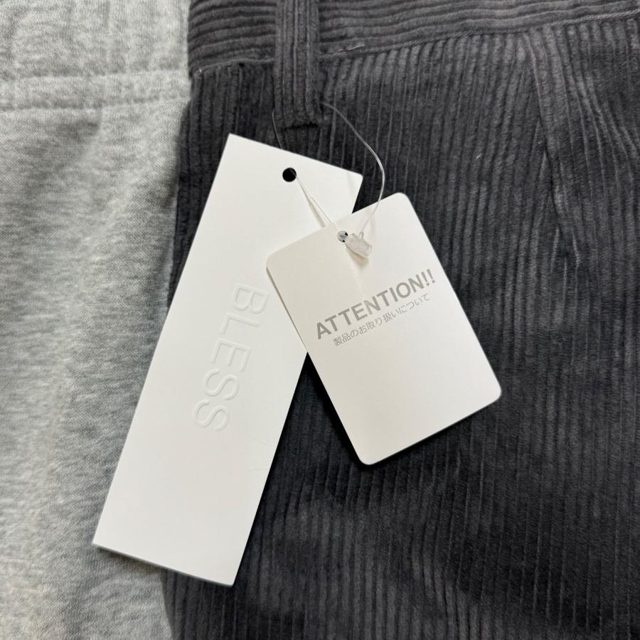 未使用品 BLESS ブレス 24AW Over jogging corduroy pants
